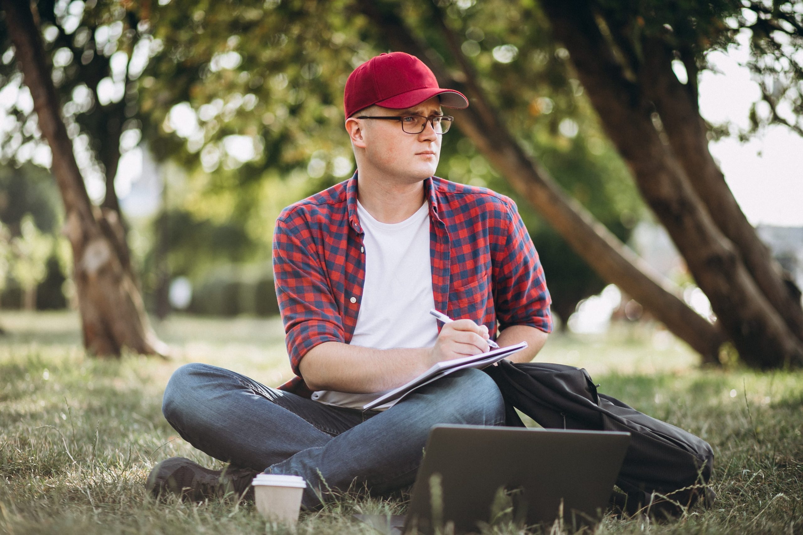 Male student